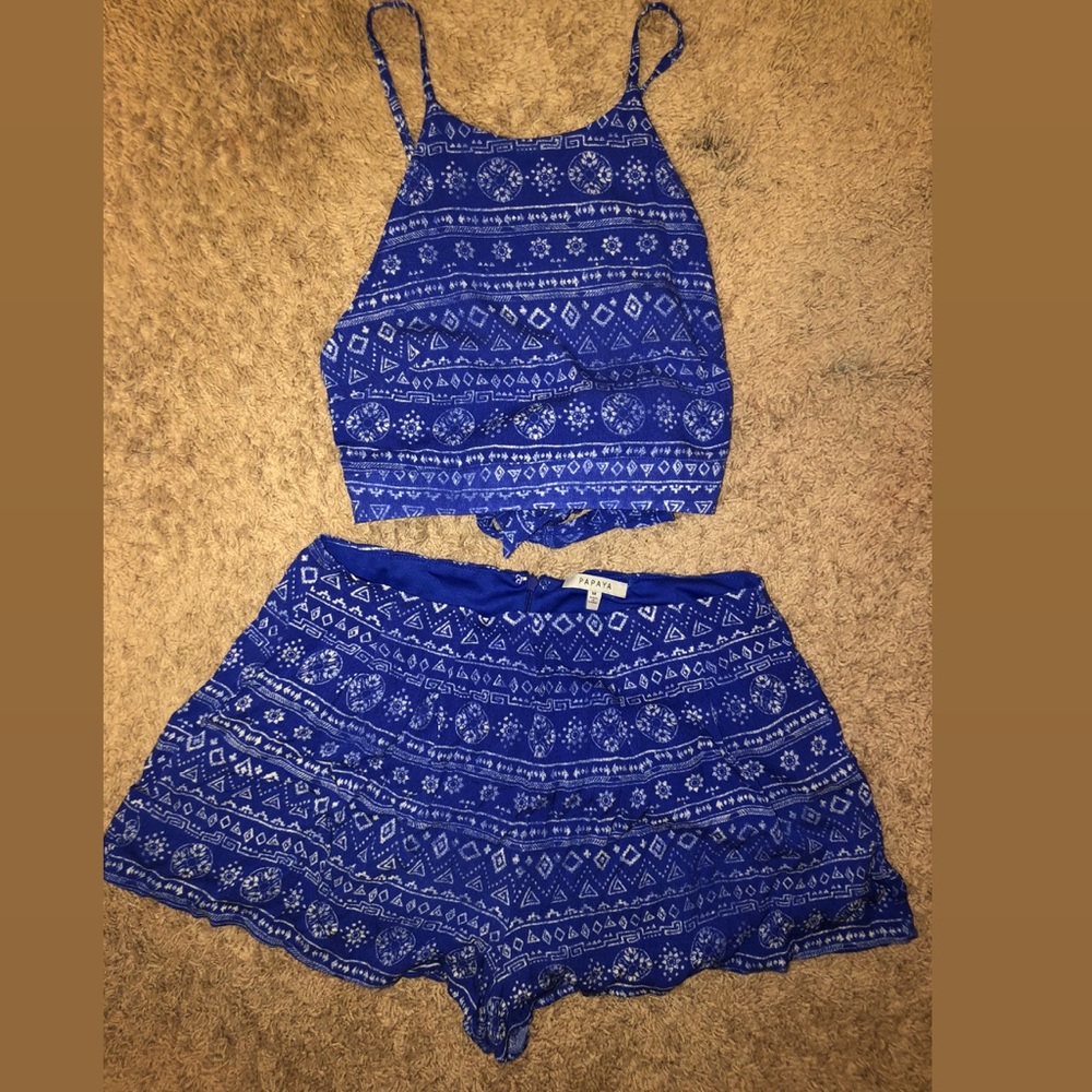 Papaya two piece set